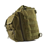 Waterproof Outdoor Messenger Bag For Sports & Cycling - Army Green - Close-Up Angle