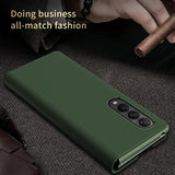 For Samsung Galaxy Z Fold4 5G Kevlar Texture Phone Case - Top-Down View