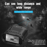 3 Digital Night Vision Binoculars with 3 Ips Screen - Green - Close-Up Angle