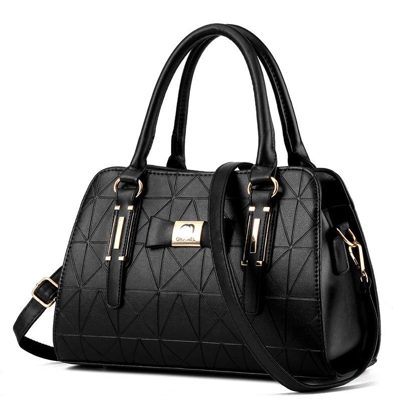 Embossed Bowknot Shoulder Bag For Women - Burgundy