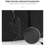 13.3 Inch Thickened Polyester Laptop Bag - Black - Close-Up Angle