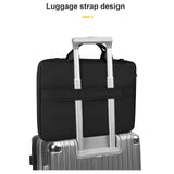 13.3 Inch Thickened Polyester Laptop Bag - Black - Low Angle
