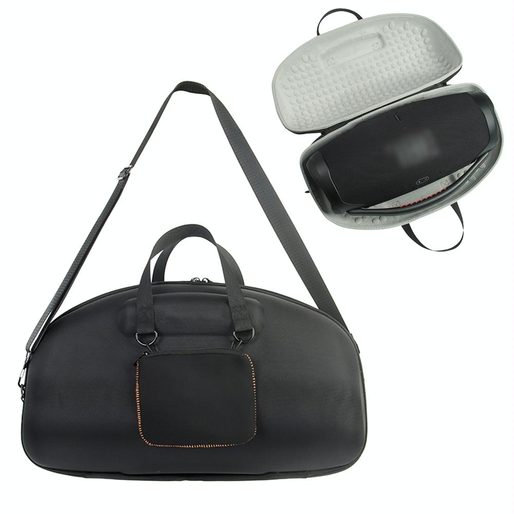 Jbl Boombox 3 Portable Storage Case with Charger Bag - Eva Material - Black + Grey