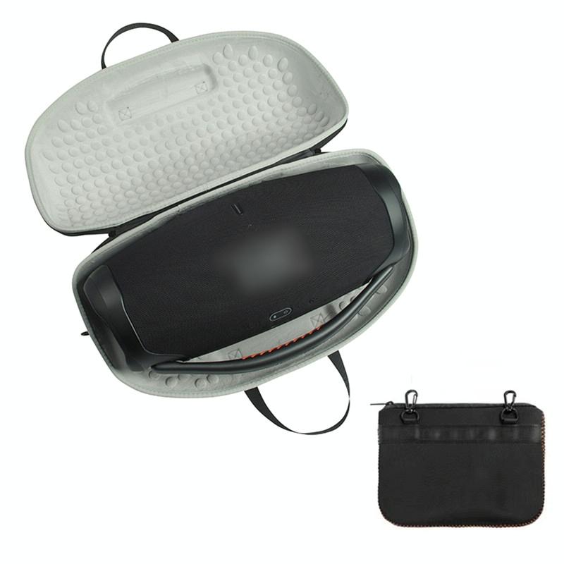 Jbl Boombox 3 Portable Storage Case with Charger Bag - Eva Material - Black + Grey