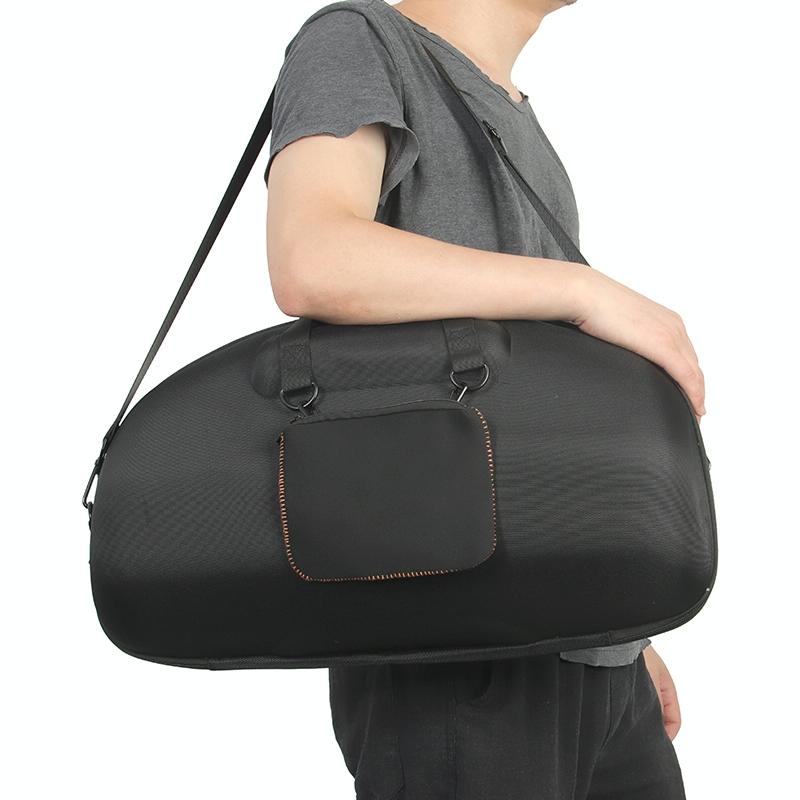 Jbl Boombox 3 Portable Storage Case with Charger Bag - Eva Material - Black + Grey