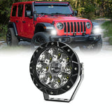 38W 4000Lm / 6000K Off - Road Vehicle Round Work Light - Yellow - Extra Image