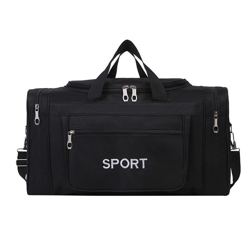 Large Capacity Shoulder Travel Bag - Black