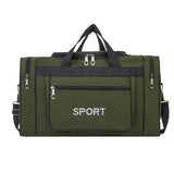 Large Capacity Shoulder Travel Bag - Black - Extra Image