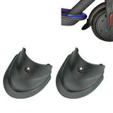 3 Pairs Scooter Fender Set for Xiaomi M365 / Pro - Front & Rear Rubber Fishtail Accessories - Mudguard Green - Front View