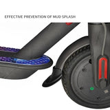 3 Pairs Scooter Fender Set for Xiaomi M365 / Pro - Front & Rear Rubber Fishtail Accessories - Mudguard Green - Top-Down View