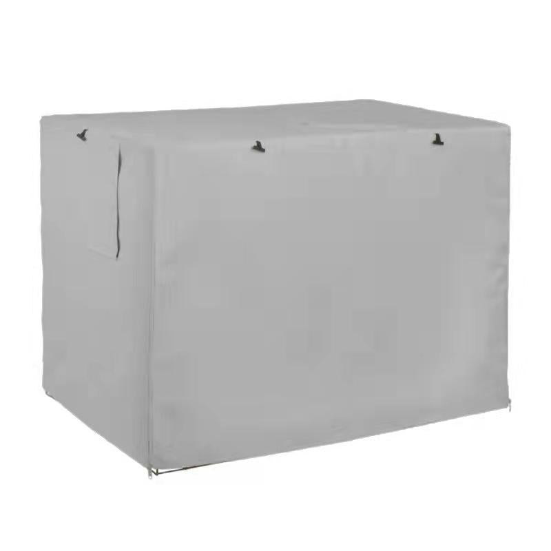 Outdoor Pet Cage Cover - Oxford Cloth Dustproof Rainproof Sunscreen - 63.5x48x50cm - Black