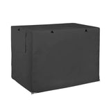 Outdoor Pet Cage Cover - Oxford Cloth Dustproof Rainproof Sunscreen - 63.5x48x50cm - Black