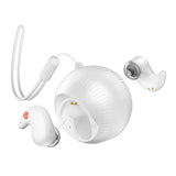 Coconut Ball Bluetooth Earphones with Charging Case - White