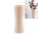 Hydroponic Drop-resistant Flower Vase for Dry and Wet Arrangements - Pink - Front View