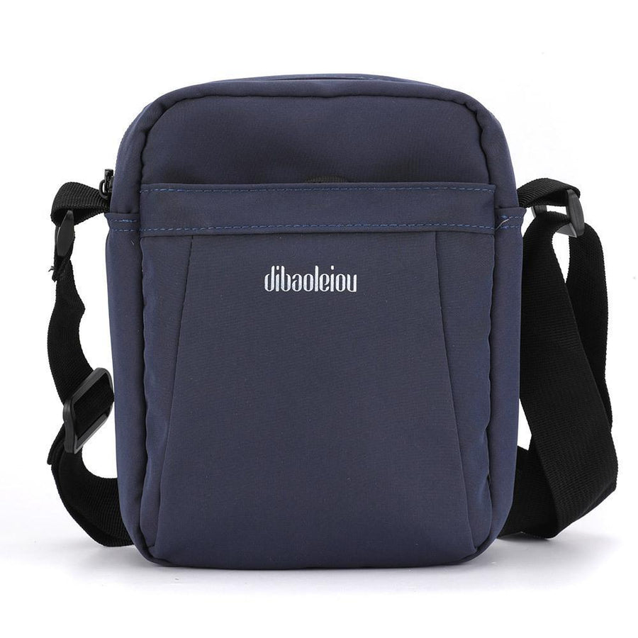 Versatile Canvas Shoulder Backpack For Men - Blue