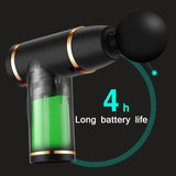 Micro-Current Cervical Spine Massager - Button Version - Green - Top-Down View