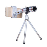 Universal Mobile Phone Telescope Lens with Clip - Ideal for Outdoor Shooting - 18X - Rear View