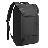 Men Anti-theft Backpack - Secure & Stylish - Gray - Top-Down View