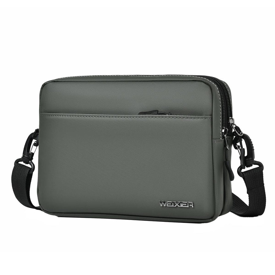 Waterproof Multifunctional Men Messenger Bag - Grey