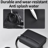 Waterproof Multifunctional Men Messenger Bag - Grey