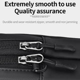 Waterproof Multifunctional Men Messenger Bag - Grey - Extra Image