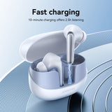 True Wireless Funpods Bluetooth Earphones - White - Rear View