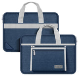 Portable Oxford Laptop Bag - Durable Fabric - Grey - Extra Image