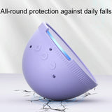 Protective Cover for Amazon Echo Pop Smart Speaker - Drop-proof and All-inclusive - Black - Top-Down View