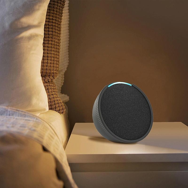 Protective Cover for Amazon Echo Pop Smart Speaker - Drop-proof and All-inclusive - Black