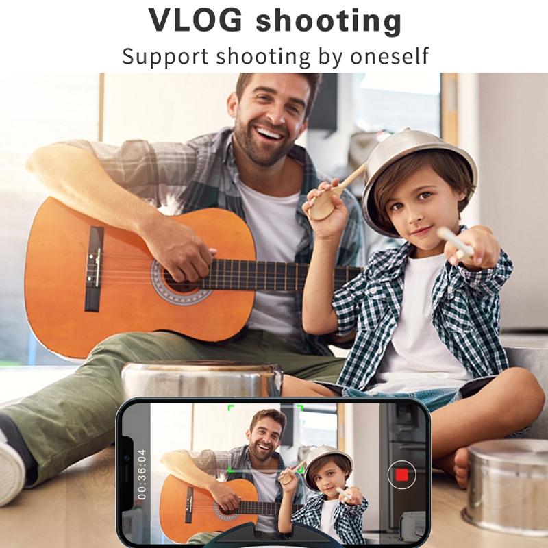 Smart Follow Shot Gimbal for Live Streaming - Rechargeable - Gold