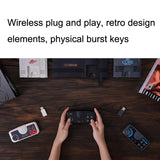 8bitdo Pce2.4g Wireless Gamepad for Nintendo Switch - Dark Gray - Rear View