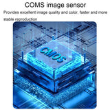 3.0-inch Autofocus 4k Hd Digital Camera with Hd Screen - White - Rear View