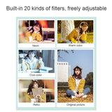 3.0-inch Autofocus 4k Hd Digital Camera with Hd Screen - White - Low Angle