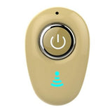 Mini Bluetooth Earbuds with Mic for All Phones - S650 Sport - Gold - Low Angle