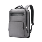 Waterproof Expandable Backpack with Usb Charging - Multi-compartment - Dark Gray