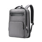 Waterproof Expandable Backpack with Usb Charging - Multi-compartment - Dark Gray