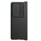 For Samsung Galaxy Z Fold4 5G Mirror Pro Camshield Case Set - Black - Extra Image