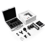 Brushless Massager With Hot Compress For Muscle Relaxation - Grinding White - Low Angle