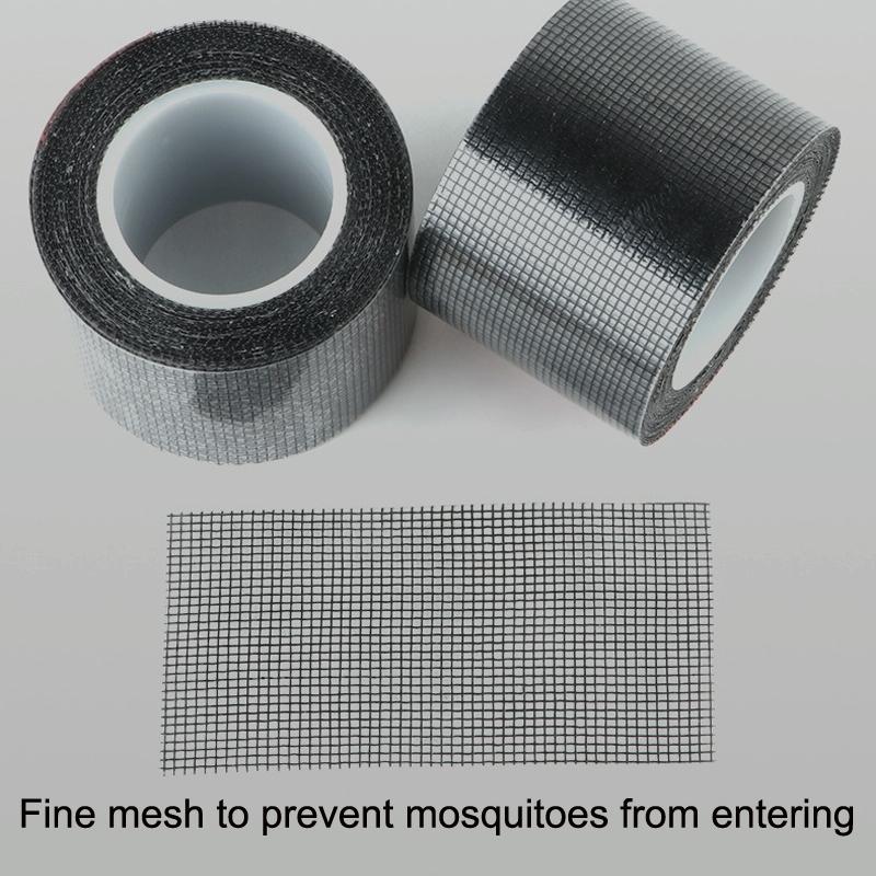 Anti-mosquito Door Curtain Net for Window Repair - White