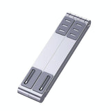 Foldable Metal Laptop Stand for Cooling and Ergonomic - Silver
