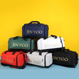 Large Capacity Waterproof Sports Bag With Dry / Wet Separation - Red - Side View