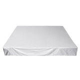 Waterproof Dustproof Protection Cover for Bathtub Pool Table & Chair - 231x231x30cm - Black - Front View