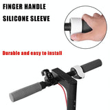 2pcs Silicone Scooter Accelerator Dial Cover for Xiaomi M365 / 1s / Pro / Max G30 / Es2 - Black - Top-Down View