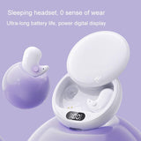 Wireless Sleep Earphones - Bluetooth 5.3 - Tws - Mini - Side Sleeping - Running - Sports - Black - Extra Image