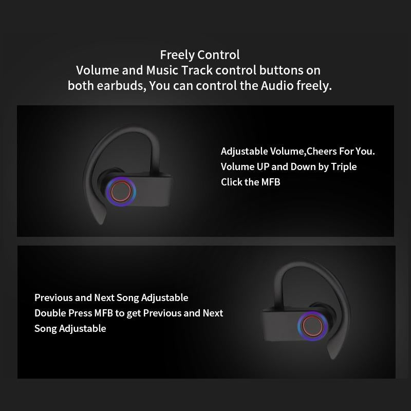 Jho-a9 Tws Wireless Bluetooth Earphones with Charging & Storage Bag