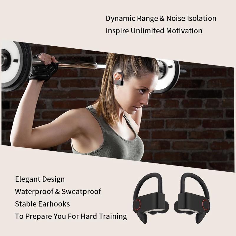 Jho-a9 Tws Wireless Bluetooth Earphones with Charging & Storage Bag