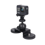 Universal Car Suction Cup Mount for Gopro and Action Cameras - Low Angle