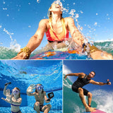 Waterproof Housing for Gopro Hero6 / 5 with Touch Screen and Basic Mount - Low Angle