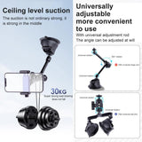 Articulating Dual Suction Cup Magic Arm Phone Mount - Rear View
