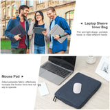 15-16.7 Inch Laptop Sleeve Briefcase With Zipper And Handle - Black - Extra Image